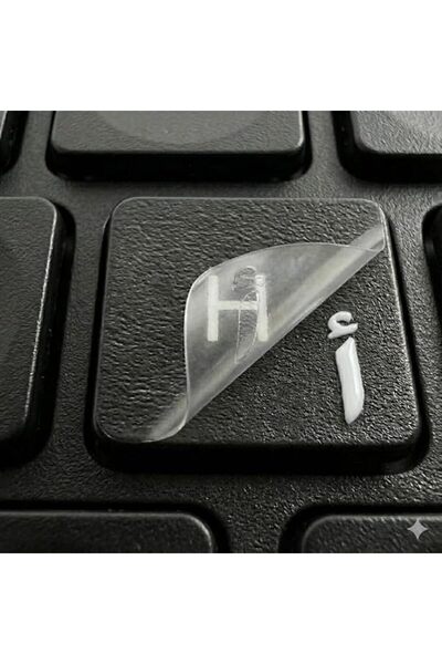 GENERAL Arabic Keyboard Stickers – 3D Transfer Lettering | No Residue, Transp...
