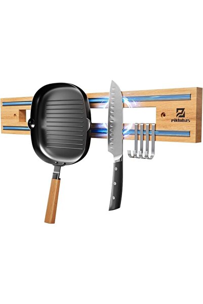 GENERAL Piklohas Magnetic Knife Holder for Wall, Magnet Knife Storage Strip W...