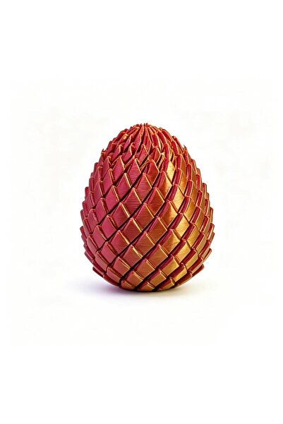 Choice7 L Orange 3D Printed Ball Twist Spiral Sphere Gear Circular Deformatio...