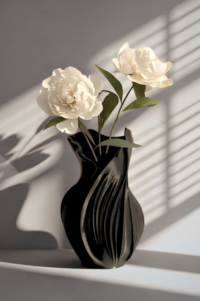 END Design Vază decorativă modernă din bioplastic Lavin Spiral – Obiect de de...