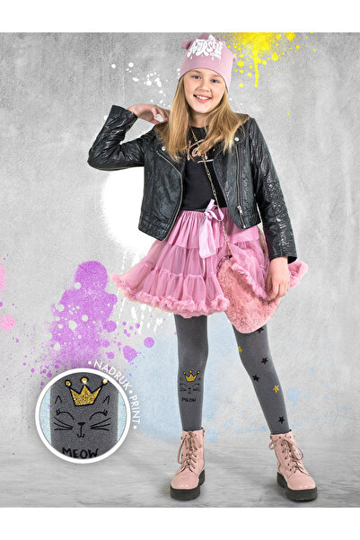 sosetaria Dresuri copii cu stelute si fir metalizat Knittex Tigger 50 den