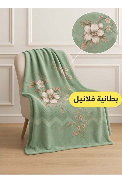 Moon بطانية فلانيل خفيفة الوزن وفاخرة لجميع المواسم - مقاس كينج 200×220 سم، م...