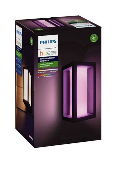Philips Impress Επιτοίχιο Φωτιστικό Οροφής Εξωτερικού Χώρου LED IP44 8W με Ψυ...