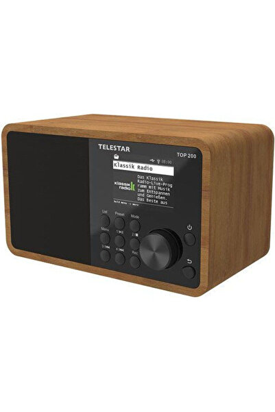 Other TELESTAR Top 200 Dab+ Επιτραπέζιο Ραδιόφωνο DAB+ Καφέ
