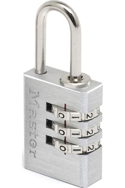 Master Lock 7630EURD Λουκέτο Αλουμινίου Ορειχάλκινη Κλειδαριά Συνδυασμού 3 Ψη...