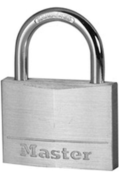 Master Lock Ατσάλινο Λουκέτο Ορειχάλκινο με Κλειδί 60mm Ασημί 1 τεμάχιο Κωδικ...