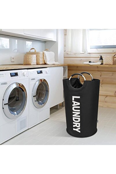 Generic 82L Large Laundry Basket with Coin Pocket, Collapsible Fabric Laundry...