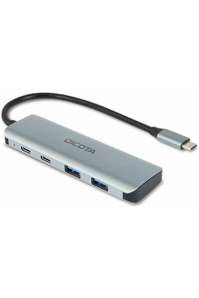 Dicota Διανομέας USB 3.2 4 Θυρών με σύνδεση USB-A Κωδικός Γκρι: D32061