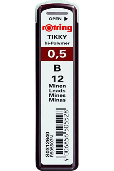 Rotring 12 Πακέτα x 12 Μύτες Μολυβιού Tikky Πάχους 0.5mm Τύπου Β
