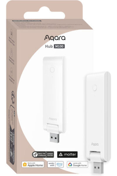 Aqara M100 Έξυπνη Γέφυρα Συμβατή με Wi-Fi / Zigbee / Thread, Google Home, App...