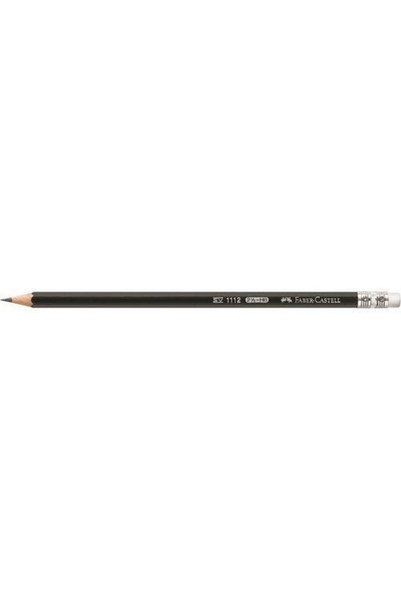 Faber Castell Μολύβια Faber-castell 1112 με Λαστιχένια Άκρη HB, Συσκευασία 12...