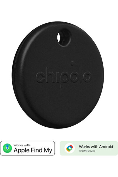 CHIPOLO Pop Apple Find My & Google Find Hub Μαύρο με ιχνηλάτηση smartphone