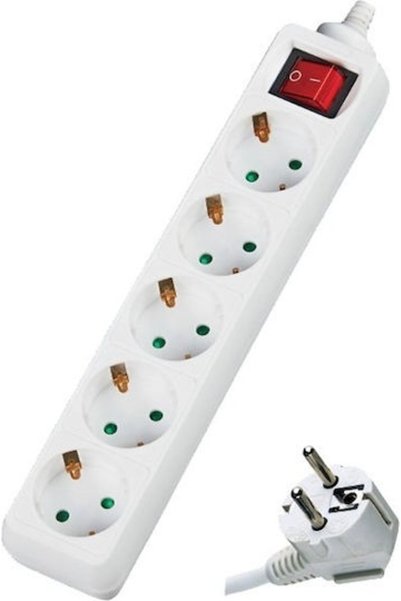 Other DM Pro DMPRO Πολύπριζο 5 Θέσεων με Διακόπτη και Καλώδιο 1,5μ Κωδικός: D...