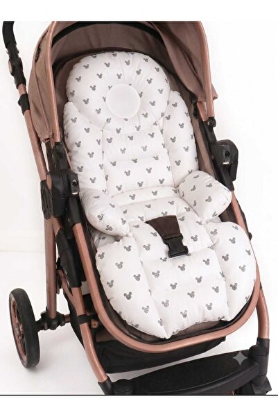 Wenaris 100% Cotton Orthopedic Baby Stroller Cushion with Lumbar Support, Siz...