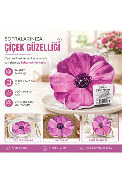 naturelove ÇİÇEK PEÇETE