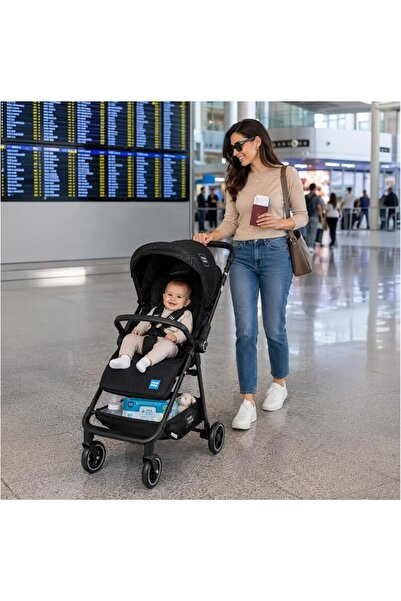 mee mee Easy Go Baby Stroller for 0–3 Years | Lightweight Foldable Pram | One...