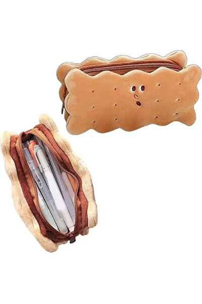 Tazweeq Cute Pencil Case for Kids, Cookies Pencil Bag, Large Capacity Pencil ...