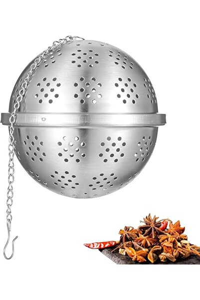 KASTWAVE Spice Ball, Stainless Steel Tea Ball Strainer Infuser, Fine Mesh Coo...