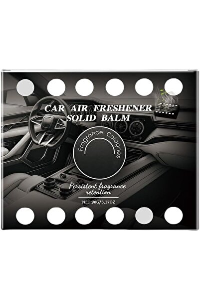 KASTWAVE Long-Lasting Car Air Freshener Balm, Solid Scented Aroma Disc for Ca...