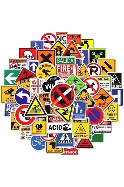 urbanitez Pack of 30 Arabic Satirical Sticker Set Waterproof Vinyl Stickers f...
