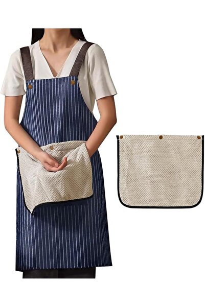 TERRIFI Waterproof Kitchen Apron for Men and Women, Cross Back Adjustable Che...