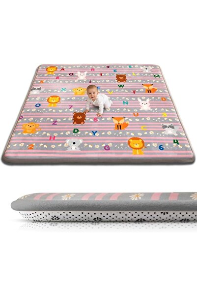GENERAL RONGFA Baby Play Mat 50x50x1.3 Inch, Memory Foam Crawling Mat, Non-Sl...