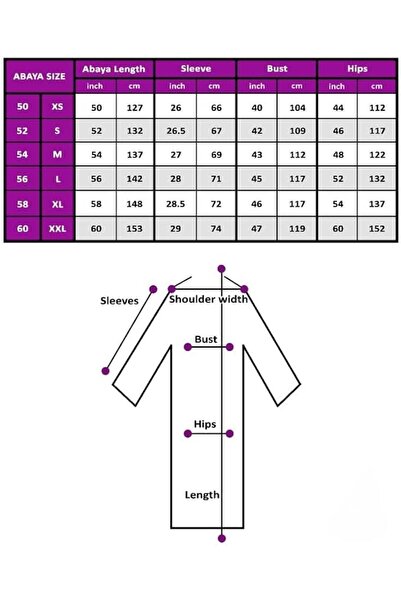 Generic Women's Modest Abaya Dress with Hijab