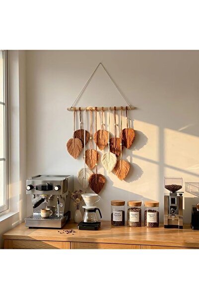 GENERAL TDAOCB Tapestry Macrame Wall Hanging Hand Woven Boho Small Tassels Ta...