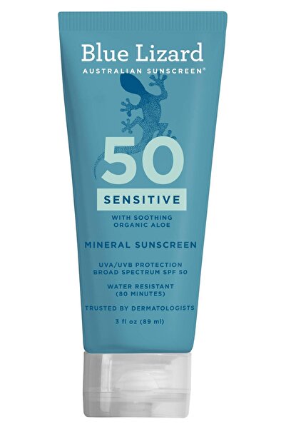 Blue Lizard Sensitive Spf50 Mineral Sunscreen for Sensitive Skin 89ml