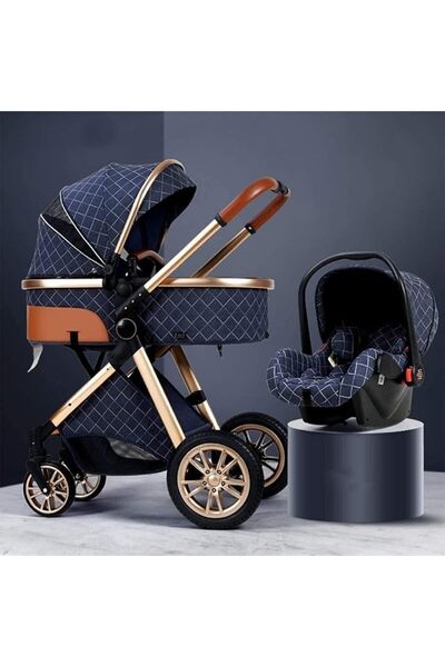 GENERAL Foldable Baby Buggy 3 in 1 Baby Stroller Carriage Lightweight Pusair ...