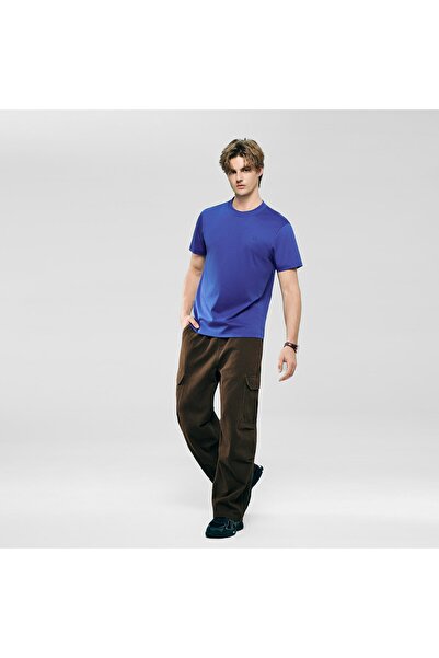 Giordano Men's Slim Fit Liquid Touch Cotton Crew Neck Tee
