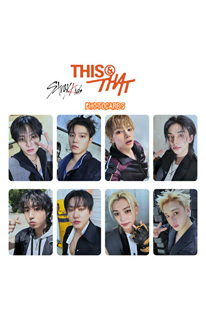 Kpop Dünyasi STRAY KIDS '' This & That '' FANS Ver. Photocards Set