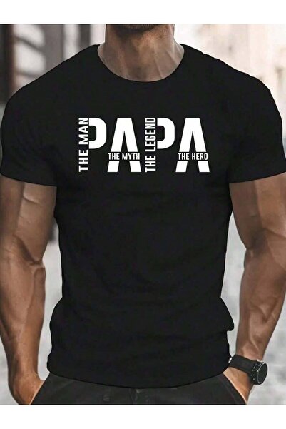 k222 Mens Man Papa Graphic Shirt 95 5 Elastane Stretch Lightweight 180gsm Ret...