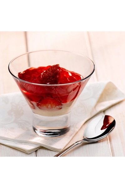 Paşabahçe 12Pcs Multi-Purpose Presentation Bowl - Dessert Ice Cream Snack Bowl Magnolia Cocktail 230Cc 41813