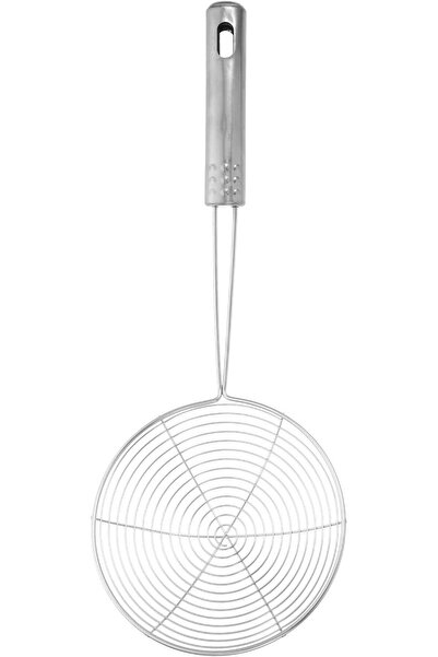 Baluue Stainless Steel Spider Cooking Utensil Fine Mesh Strainer Spoon With L...