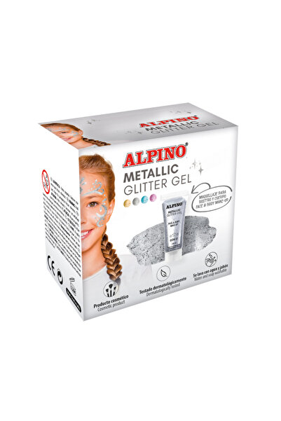 Alpıno Tekutý make-up, 14 ml, metalický třpyt - Argintiu
