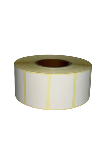 Optima Self-Adhesive Thermal Labels, 38 X 25Mm, 1500 Labels/Roll, - White Labels