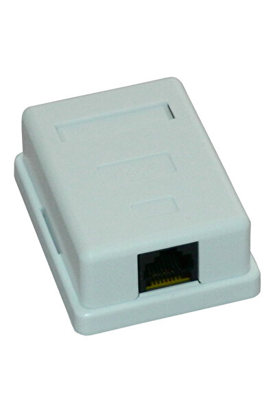 Emtex Priza UTP simpla aplicata cat.6 - EMTEX, "EMT-UTP6-1P-PT"
