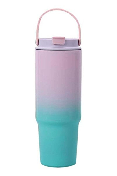 Generic 30oz Stainless Steel Vacuum Insulated Tumbler with Straw & Lid, Leakp...