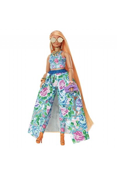 Barbie Extra Fancy Çiçekli Kostümlü Bebek HHN14