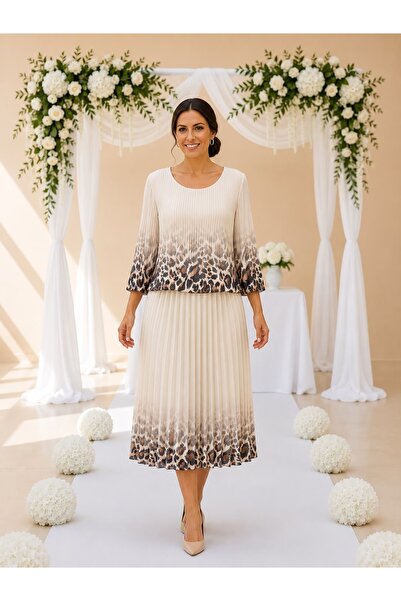 Fashimo Rochie midi cu aspect plisat cod ES11826