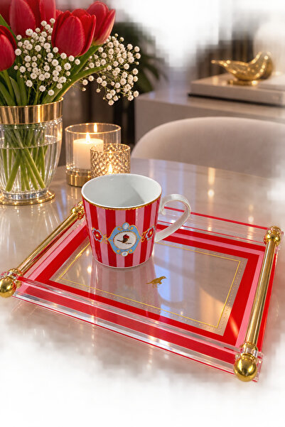 innossa pleksi dekorasyon Single-Person Pıp Studio Glossy Gold Plexiglass Tra...