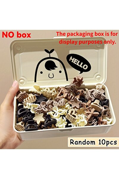 Choice Brown10 pieces 5/10/20/30pcs Beige Mixed Pack Small Clips, Cute Girl A...