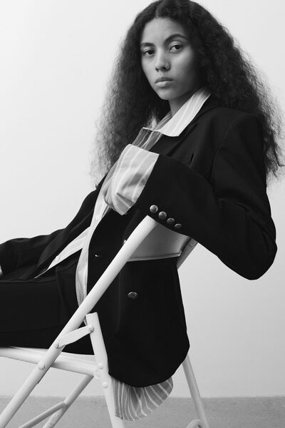 H&M Kruvaze Gabardin Blazer