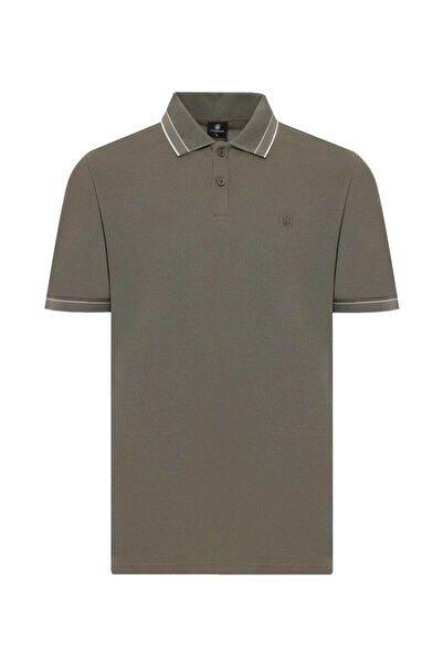 lumberjack Mb Vyn 12Bs115 6Fx Khaki Men's Polo Neck T-Shirt A102066902