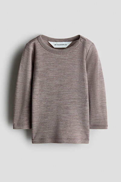 H&M Merinos Yünlü Jarse Üst
