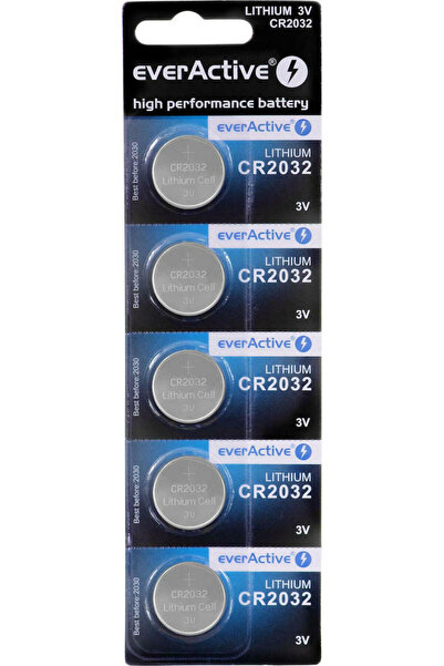 everActive Μπαταρία λιθίου CR2032, 3V, 5τμχ