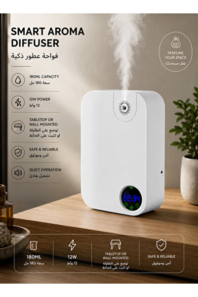 Cady One 12W 180ml Electric Aroma Diffuser, Desktop or Wall-Mounted Fragrance...