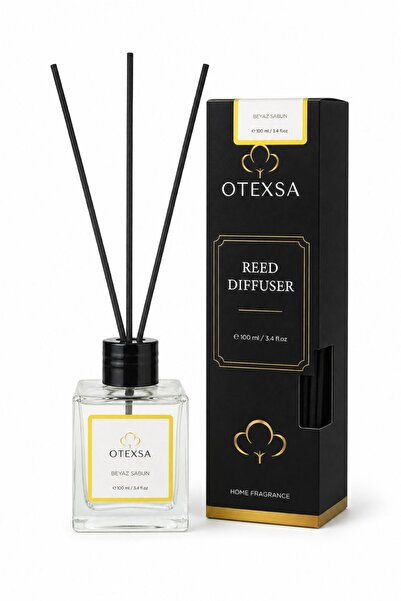OTEXSA Beyaz Sabun Kokulu Çubuklu Oda Kokusu 100 ml Reed Diffuser