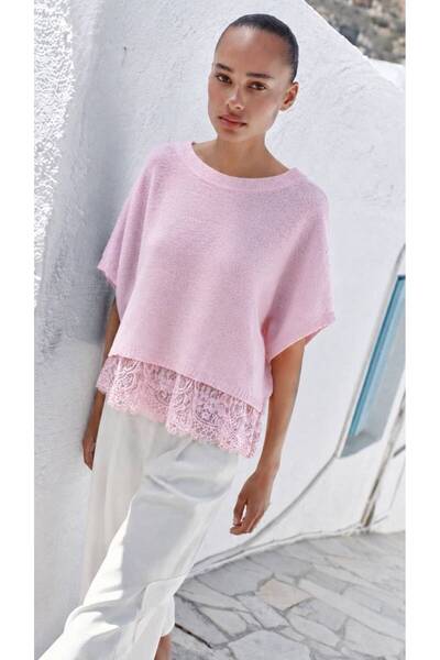 Lavinza Dantelli Oversize Panço